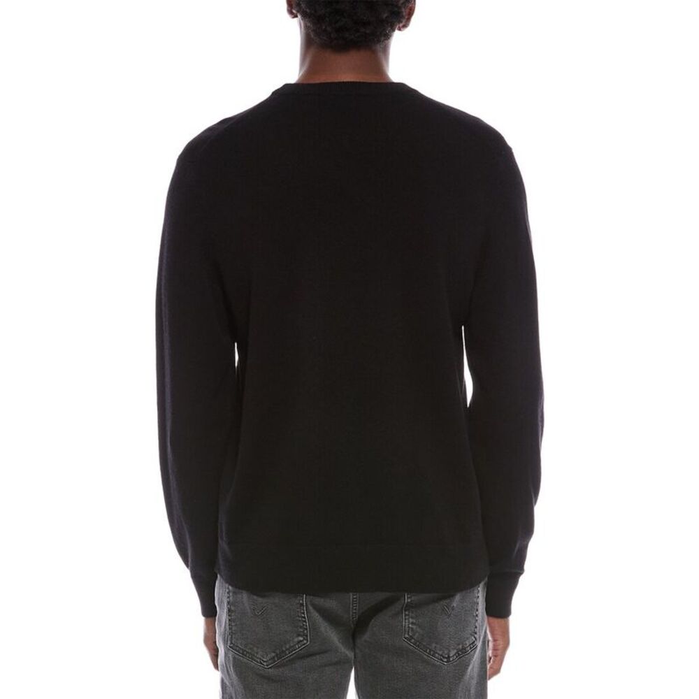 Theory Mens  Hilles Cashmere Crewneck Sweater, Black - Picture 2 of 3